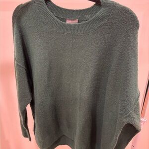 Vince Camuto Forest Green Crew Neck Sweater